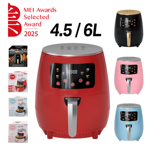 Friteuse à air numérique transparente et portable en verre, mini-four intelligent premium 1350W pour une <span class=keywords><strong>cuisson</strong></span> faible en gras KA03001 - Product Image 3