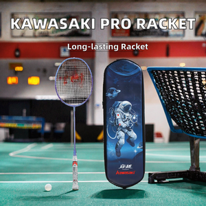 Kawasaki MASTER <span class=keywords><strong>Raquette</strong></span> de <span class=keywords><strong>badminton</strong></span> professionnelle en carbone 40T Matériel 35LBS 305MM Balance - Product Image 3