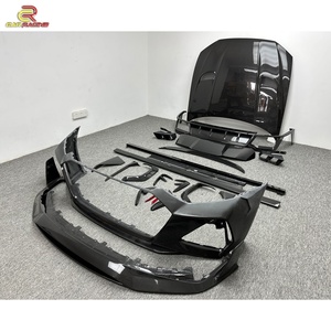 ชุดแต่งคาร์บอนไฟเบอร์แบบแห้งสไตล์ MSY สำหรับ Audi RS6 ปี 2020-2023 ฝากระโปรงหน้า กันชนหน้า-หลัง ชุดแต่ง Facelift ลิปหน้า ดิฟฟิวเซอร์ ชิ้นส่วนคาร์บอนสำหรับรถยนต์ - Product Image 2