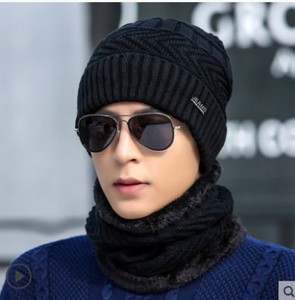 Invierno cálido <span class=keywords><strong>de</strong></span> punto <span class=keywords><strong>de</strong></span> lana en <span class=keywords><strong>la</strong></span> oreja <span class=keywords><strong>de</strong></span> protección contra el frío <span class=keywords><strong>de</strong></span> los hombres cortavientos sombrero - Product Image 3
