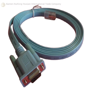 Câble réseau plat à ruban DB9 vers RJ45 de 1,8 m (6 pieds) 74-3080-01, neuf, original, en stock, dédié à l'automatisation industrielle - Product Image 1