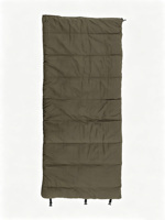 Sac de couchage en toile robuste personnalisé, rembourrage en fibres de polyester, doublure en flanelle douce, rectangulaire toutes saisons 11,5 lb