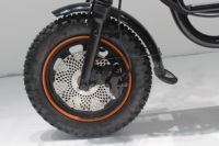 Sepeda Listrik Monster Laris Manis 16-inci Bertenaga Jarak Jauh untuk Dewasa, Sepeda Kargo Listrik yang Dapat Mempercepat dari 45km hingga 75km