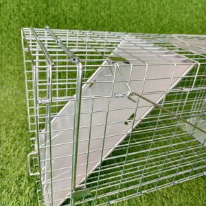 Pliable Galvanisé Haute Qualité Meilleur Vendeur Humain Animal Vivant Piège <span class=keywords><strong>Cage</strong></span> Usine En Gros Pièges En Métal Fort - Product Image 6