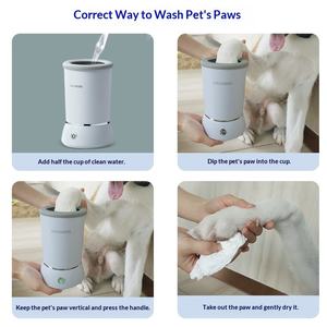 Cepillo Eléctrico Recargable por USB para Mascotas, Limpiador de Patas Ecológico para Perros y Gatos, Herramienta de Baño y Aseo de Limpieza Rápida, 500 ml - Product Image 5