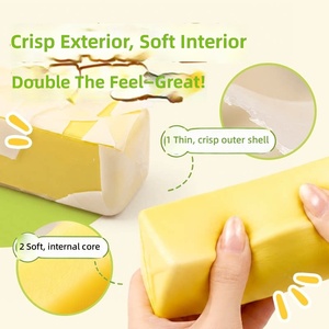 Knuspriger Handgemachter Butter-Stick Squishy-Slow-Rebound Klebriges PU-Material Stressabbau-Spielzeug Perfektes Entspannungsgeschenk - Product Image 5