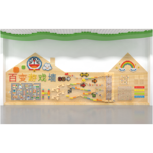 Puzzle 3D in Legno con Parete da Arrampicata e <span class=keywords><strong>Forme</strong></span> <span class=keywords><strong>Geometriche</strong></span> Tangram per Bambini dai 2 ai 15 Anni, Sviluppa Abilità di Risoluzione dei Problemi Attraverso il Gioco in Movimento - Product Image 5