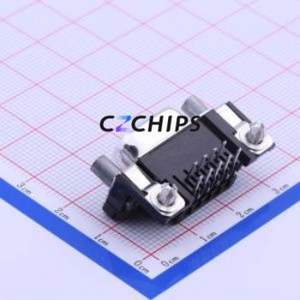 5747844-6 D-Sub/VGA Connector Bent Lead Through Hole Connector Female 9P Right Angle Insert 2 - Product Image 2