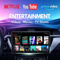 Pour Toyota Corolla 2000-2006 Autoradio Stéréo Bluetooth Lecteur DVD avec Apple CarPlay