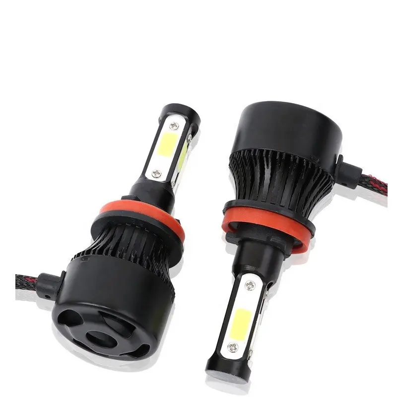 Accessoires de modification de phare de voiture vente chaude à quatre côtés 360 lumières LED lumineuses X7 phares LED de voiture