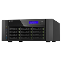 QNAP TS-h1290FX Enterprise All-Flash NAS |   12-Bay U.2 NVMe |   Sistem ZFS pahlawan QuTS |   Pemenang Red Dot Design Award Stock USB/ESATA