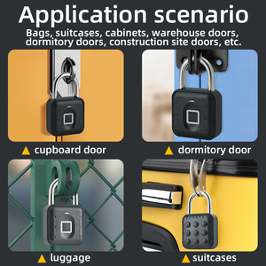 Serrure intelligente avec application, mot de passe, serrure de porte, serrure de cabinet, cadenas intelligent à empreinte digitale, déverrouillage rapide - Product Image 6
