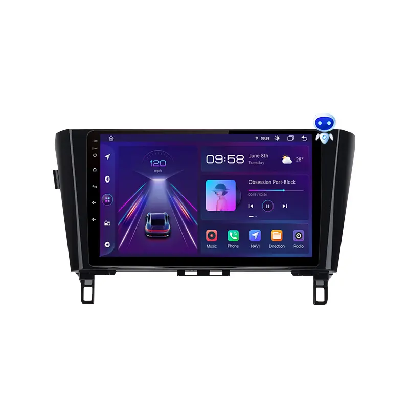 Autoradio Android da 10 pollici AI Voice per Nissan Qashqai J11 x-trail 3 T32 2013-2017 Carplay Car Multimedia GPS 2din autoradio