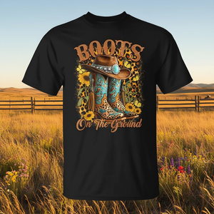 Camiseta con estampado de leopardo de Boots On The Ground Western Cowgirl Linedance para mujer - Product Image 3