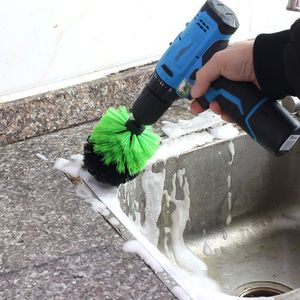 電動クリーニングブラシセット床タイルブラシガラスクリーニング研磨ディスクブラシダスティング5個ピース/セット