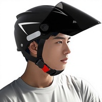 Casque de moto électrique certifié 3C en ABS, demi-casque, protection solaire, casque de sécurité pour la conduite estivale, pour hommes et femmes, universel toutes saisons