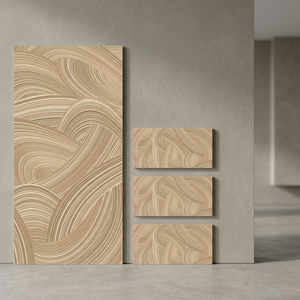 Azulejos de Porcelana Fuma con Textura de Piedra Gris, 60x120cm, Acabado Brillante para Paredes y Pisos Contemporáneos - Product Image 6