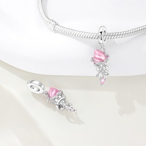 ดีไซน์ดั้งเดิม จี้ทองแดงเคลือบเงาสำหรับผู้หญิง แฟชั่นเครื่องประดับ DIY สร้อยข้อมือ ขายส่ง - Product Image 6