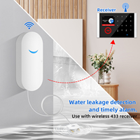ANGUS Smart Wifi Tuya Détecteur de fuite d'eau avec notification d'alarme d'eau pour alarme de niveau d'eau à distance