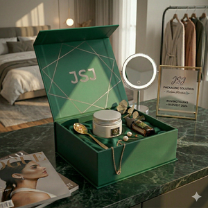 Caja de Papel Artístico Personalizada para Empaque de Protector Solar, Caja Plegable de Cartón de Lujo para la <span class=keywords><strong>Serie</strong></span> de Productos de Belleza de Verano - Product Image 3