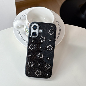 เคสโทรศัพท์ลายดอกไม้รูปหัวใจผูกโบว์ สำหรับ iPhone 17 รุ่น 16 Pro Max ดีไซน์สร้างสรรค์และมีสไตล์แบบยุโรปและอเมริกา - Product Image 5