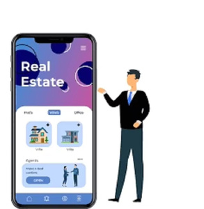 Aplicación Móvil Inmobiliaria con Visualización de Modelo de Casa en 3D para Venta en Pantalla de Smartphone - Product Image 3