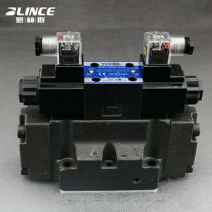 DSHG Serisi Yüksek Debili 300l/dak pilot Elektro-Hidrolik Kontrol Valfi 24 12 Vdc Hidrolik Yön Kontrol Solenoid Valfi - Product Image 1