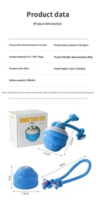 Eco-Friendly Luxury <strong>Dog</strong> Jumping Ball Self-Pleasure Boredom Relief Bite-Resistant Rechargeable Electric Interactive Teasing <strong>Toy</strong> - Product Image 4