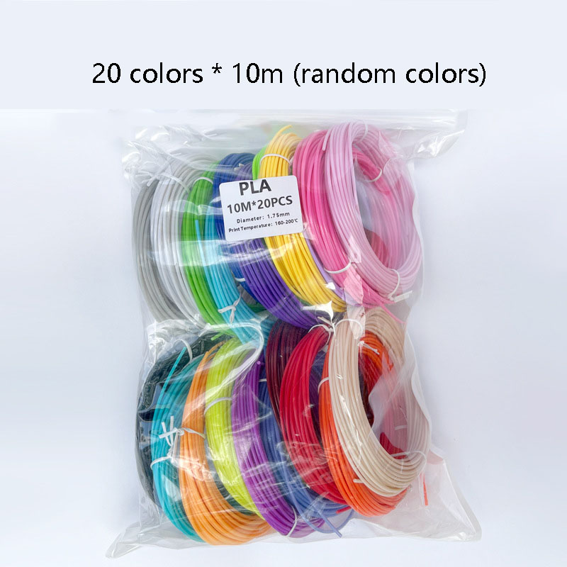 PLA10m * 20 couleurs, 200m au total
