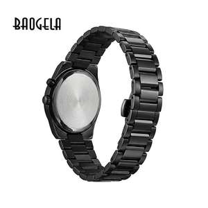 2026 ใหม่ <span class=keywords><strong>BAOGELA</strong></span> นาฬิกาควอตซ์ผู้ชายสแตนเลสสตีลตัวอักษรจีนตัวบอกเวลาการออกแบบที่เรียบง่ายนาฬิกาข้อมือกันน้ำ - Product Image 4