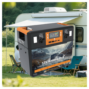Boîtier d'alimentation portable 40A étanche 12V 24V pour camping, marine, voiture - Prise de courant - Product Image 1