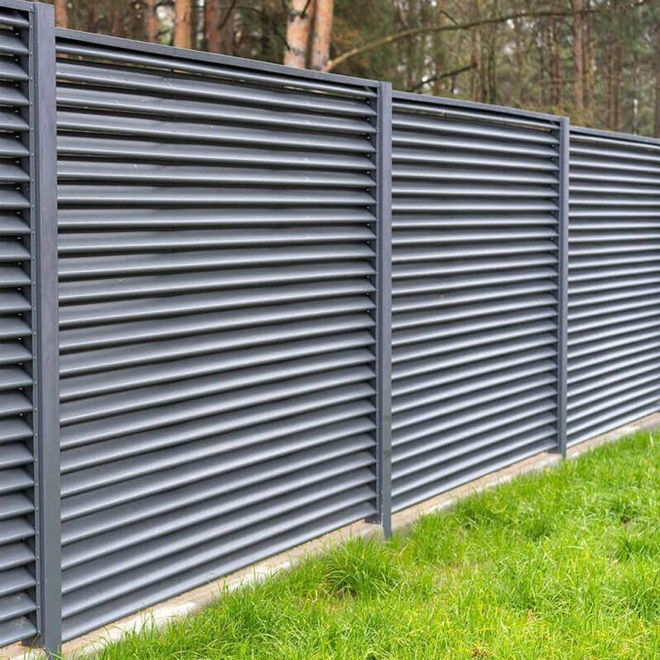 Building Wall Metal Panel Protective Fence Facade Louver Systems ...