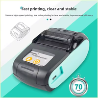 Imprimante thermique portable 58 mm 203 dpi sans fil mini TPV pour reçus, idéale pour camions de restauration, commerce de détail et livraison à emporter