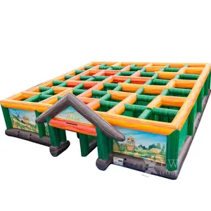 Labirinto inflável gigante da caça, labirinto de labirinto para crianças