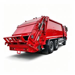 Camion compacteur de déchets SHACMAN Delong 23 mètres cubes 6x4 à chargement arrière, véhicule d'assainissement à compression hydraulique - Product Image 5