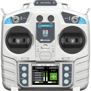 Control Remoto MC8B de 8 Canales y 2.4g con Receptor KT Board para Modelos de Aviones, Drones RC Su-27 de Ala Fija y Multirrotor - Product Image 1