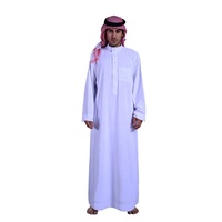 Vente en gros de thobe/jubbah arabe pour hommes vêtements islamiques pour hommes thobe musulman long kurta jubba thawb