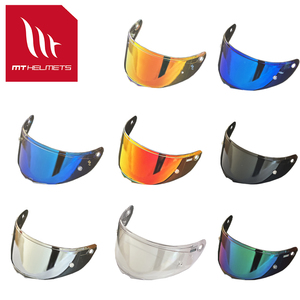 MTHELMETS KRE+ 新型虹色クイックデタッチャブル曇り止め交換用外側バイザー フリーサイズ オートバイアクセサリー 卸売バルク - Product Image 2