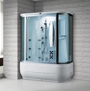 Cabina de <span class=keywords><strong>Ducha</strong></span> con Bañera de <span class=keywords><strong>Hidromasaje</strong></span>, Combinación Computarizada de 90x90, Baño de Vapor Cerrado - Product Image 5