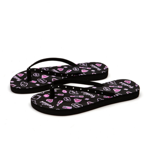 Tongs antidérapantes en caoutchouc avec logo personnalisé Salle de bain Sublimation Pantoufles pour femmes - Product Image 3
