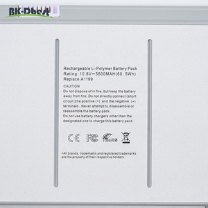 Baterías para Portátil BK-Dbest de Alta Calidad de 10.8V, A1189 A1151 A1261, para Apple <span class=keywords><strong>MacBook</strong></span> <span class=keywords><strong>Pro</strong></span> <span class=keywords><strong>17</strong></span>" A1151 A1261, Años 2006 ~ 2008 - Product Image 3