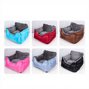 Asiento <span class=keywords><strong>de</strong></span> coche impermeable para perros al <span class=keywords><strong>por</strong></span> mayor con cordón <span class=keywords><strong>de</strong></span> seguridad, cama <span class=keywords><strong>de</strong></span> viaje engrosada para mascotas, para perros pequeños y medianos, para asiento delantero, a granel - Product Image 6