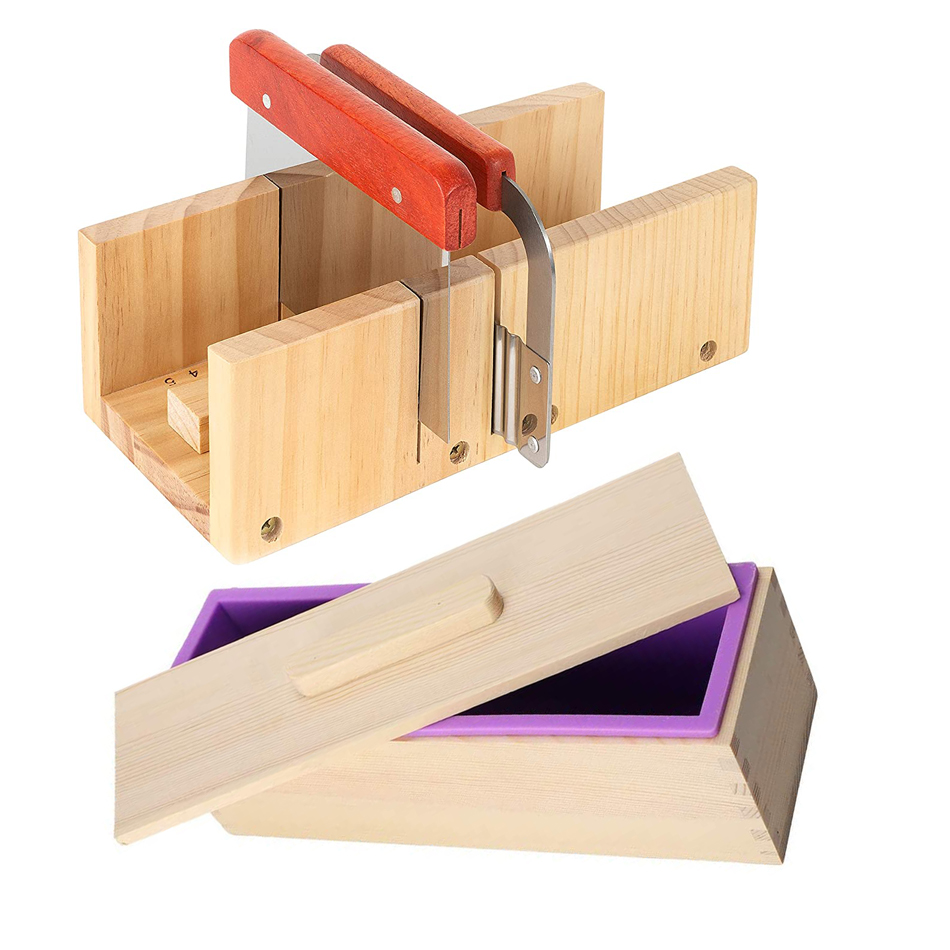 Boîte en bois de silicone rose cu