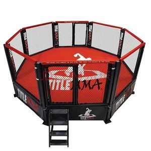 Octogone mma <span class=keywords><strong>cage</strong></span> avec la taille adaptée aux besoins du client et logo <span class=keywords><strong>UFC</strong></span> utilisé mma <span class=keywords><strong>cage</strong></span> - Product Image 2