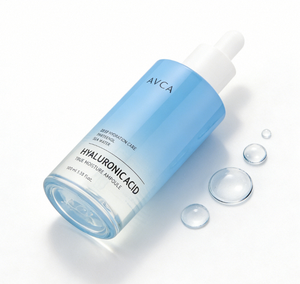 Sérum Visage Hydratant à l'Acide Hyaluronique AVCA 100ml Hydratation Profonde Léger Non Collant Panthénol Eau de Mer Profonde pour Femmes 3 Ans - Product Image 1