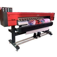 Printer Inkjet Eco Solvent Murah Langsung dari Pabrik 1.8m Single Dual Xp600 I1600 I3200 Printhead untuk Vinyl, Pembungkus Mobil, Spanduk Digital