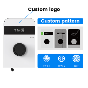 Borne de recharge murale pour véhicules électriques de type 2, compatible avec les normes européennes, conçue pour une compatibilité mondiale, application OCPP, station de recharge pour véhicules électriques - Product Image 2