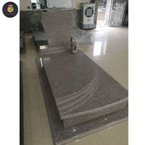G664墓石ルーマニア墓石墓地クロスデザイン記念墓石花崗岩モニュメント - Product Image 4