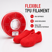 Filamento Flexible para Impresora 3D de TPU 85A 90A Rosa de 1.75mm, Resistente a Impactos y al Desgaste, Venta al Por Mayor