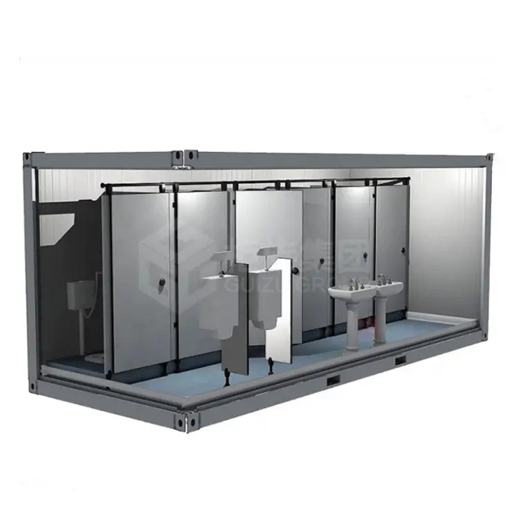 Günstiger Preis Outdoor Mobile Modular Tragbarer Versand Öffentlicher Toiletten container
